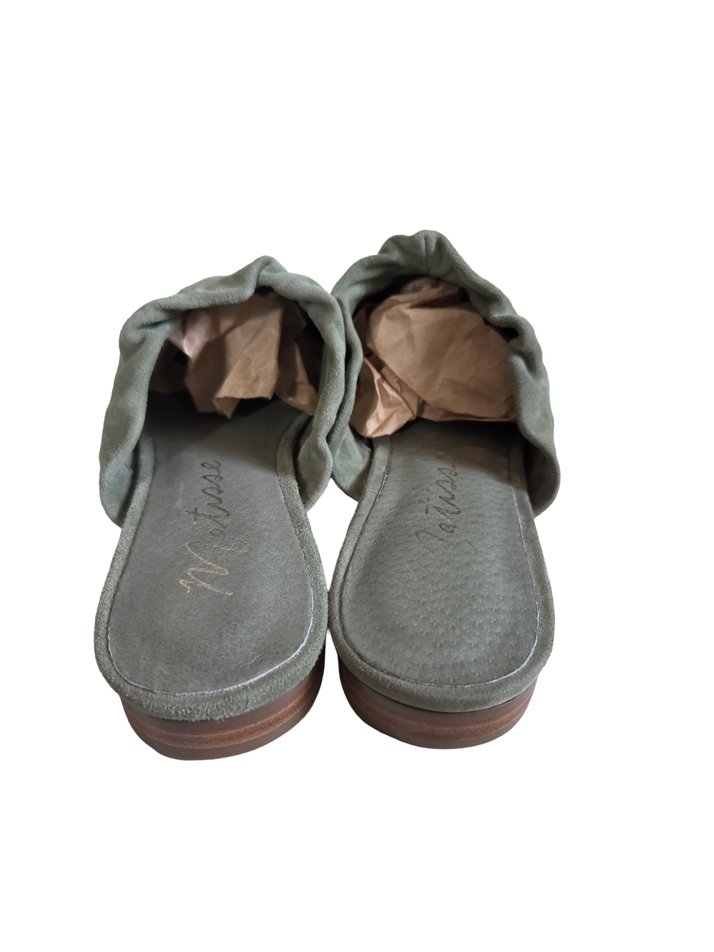 Matisse Vienna Sage Suede Slip-on Mules
 (8) Women's Shoes - Picture 6 of 7